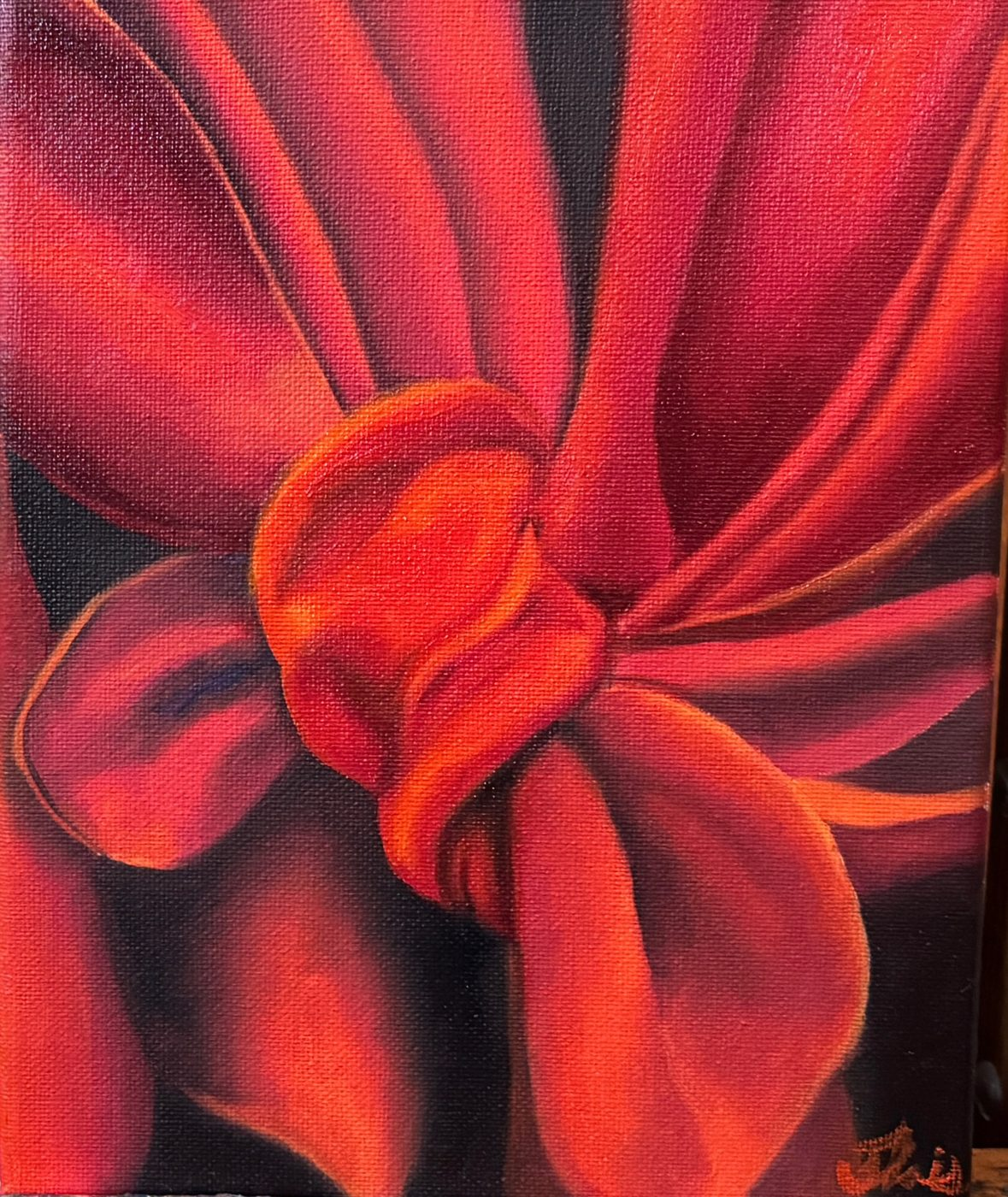 Red Bow, finished