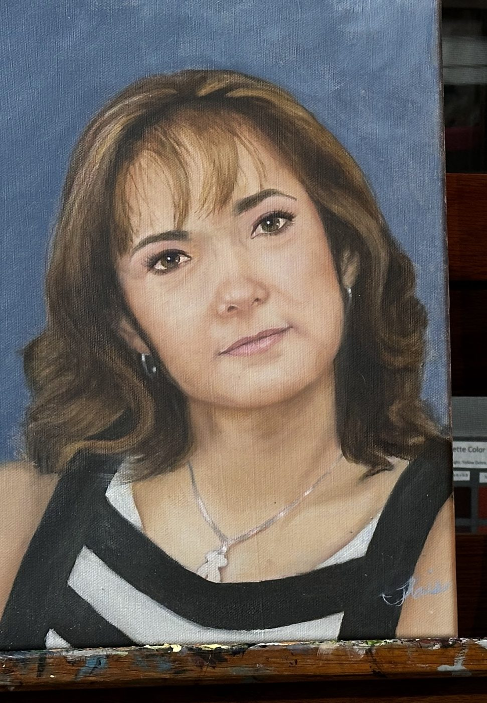 Portrait of My Mother, finished